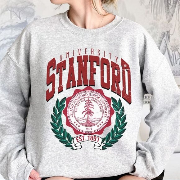 Stanford University Sweatshirt Leland Stanford Junior University Shirt - Picture 1 of 1